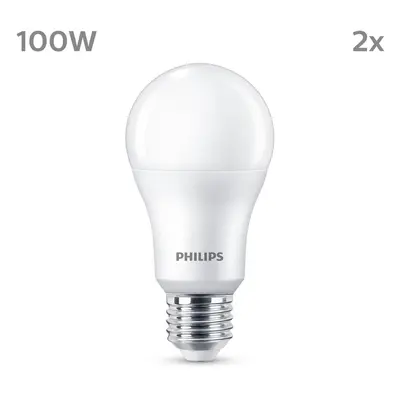 Philips Philips LED žárovka E27 13W 1521lm 4000K matná 2ks