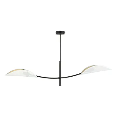 EMIBIG LIGHTING Stropní světlo Lotus, černá/bílá/zlatá, 2 zdrojů