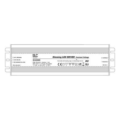 The Light Group SLC ovladač CV 24W 200W PWM IP67