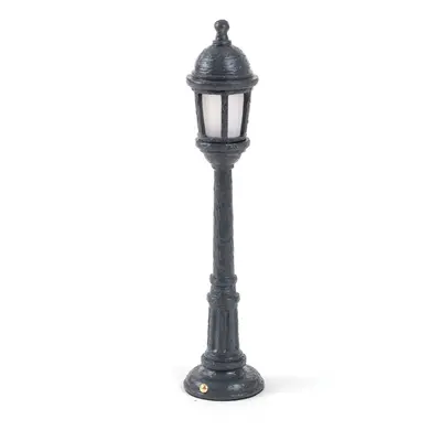 SELETTI LED venkovní světlo Street Lamp s baterií, šedá