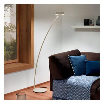 Oligo OLIGO Glance LED stojací lampa oblouk, kašmír