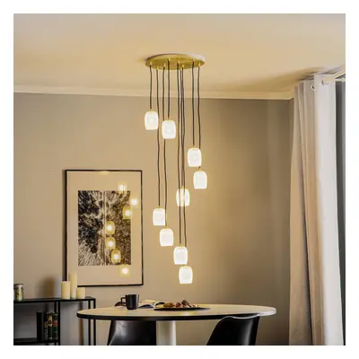 Lucande Závěsné svítidlo Lucande Taylan 9-light rondel