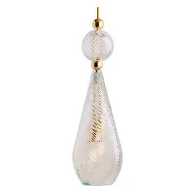 EBB & FLOW EBB & FLOW Smykke L gold crystal swirl