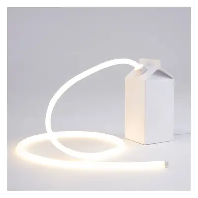 SELETTI LED deko stolní lampa Daily Glow jako balení mléka