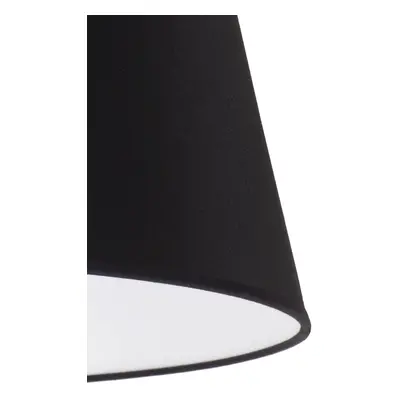 Duolla Stínidlo na lampu Cone výška 25,5 cm, černá chintz