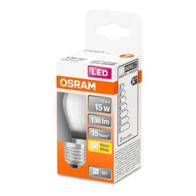 OSRAM OSRAM Classic P LED žárovka E27 1,5W 2 700K matná