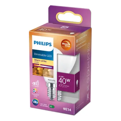 Philips Philips LED Classic WarmGlow E14 P45 3,4W matná