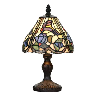 Clayre&Eef Stolní lampa 5LL-6181 ve stylu Tiffany, Ø 18 cm