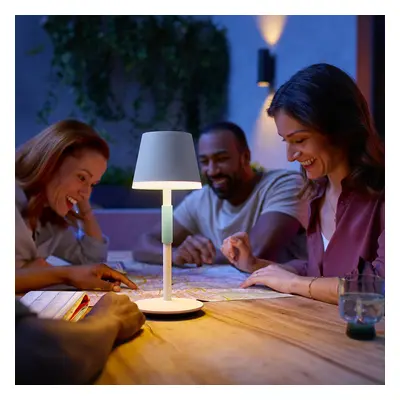 Philips Hue Philips Hue Go LED stolní lampa se stínidlem, bílá