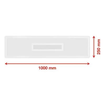 Telefunken LED panel centreback CCT RGB 100x25cm bílý