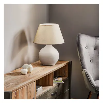 ONLI Stolní lampa Sfera, výška 53 cm, cement/šedý