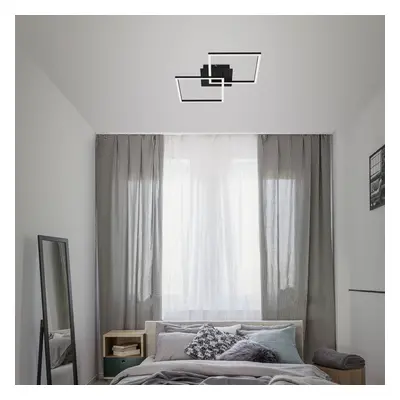 Briloner LED stropní světlo Frame 2 zdroje Switch dim černá