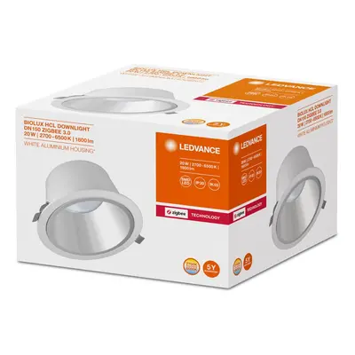 LEDVANCE SMART+ LEDVANCE SMART+ Biolux HCL downlight CCT Ø 17,5 cm