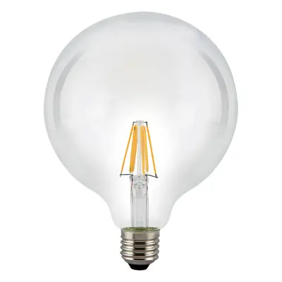 Sylvania LED žárovka globe E27 8W 827 čirá