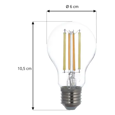 LUUMR LUUMR Smart LED E27 A60 7W čirá ZigBee Tuya Philips Hue