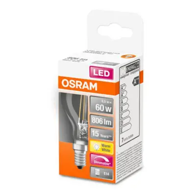 OSRAM OSRAM LED žárovka kapka E14 6,5W Superstar 827