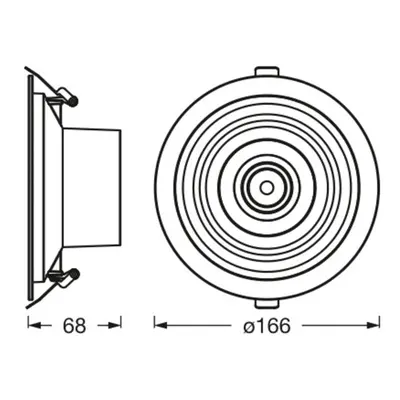 LEDVANCE Ledvance Decor Filament Halo LED downlight