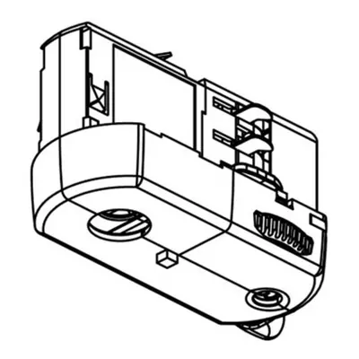 GLOBAL 3fázový multiadaptér Noa, nosnost 5kg, černá