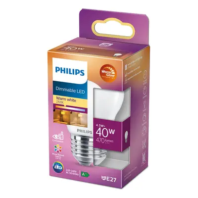 Philips Philips LED Classic WarmGlow E27 P45 3,4W matná