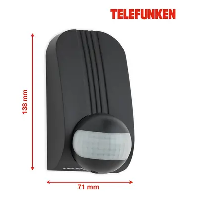 Telefunken Senzor pohybu Funchal, max. 1.000W LED, černá