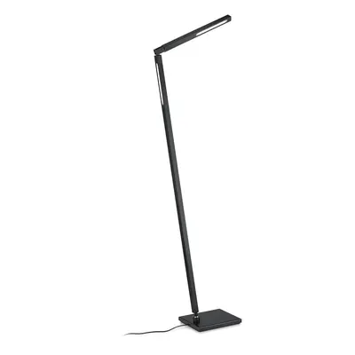 Knapstein LED stojací lampa Carla 2, 2 zdroje, černá