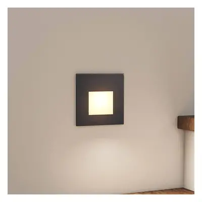 Arcchio Arcchio LED vestavné svítidlo Vexi, 7,8 cm x 7,8 cm, černá, CCT