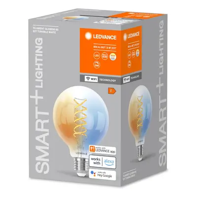 LEDVANCE SMART+ LEDVANCE SMART+ WiFi E27 8W LED G95 čirá 827-865