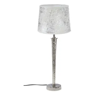 PR Home PR Home Bob Stolní lampa, stříbrná, Evora přírodní