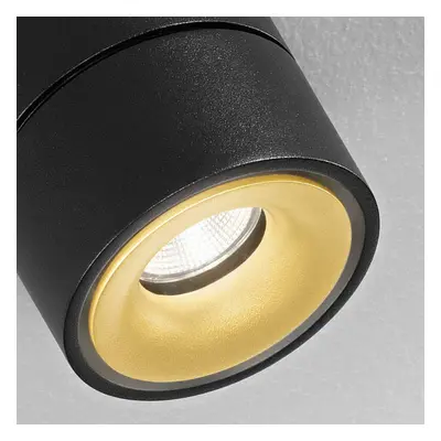 Egger Licht Egger DLS LED reflektor Clippo Duo, černo-zlatý, 2 700 K