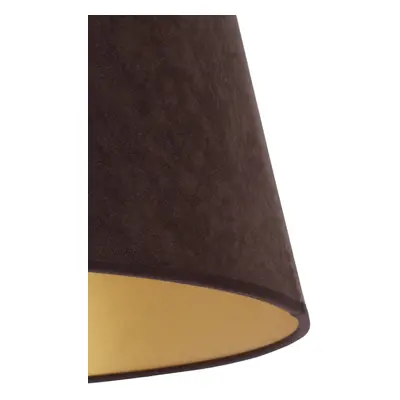 Duolla Stínidlo na lampu Cone výška 18 cm, hnědá/zlatá