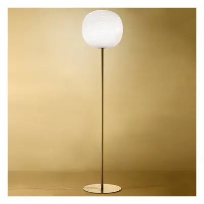 Foscarini Foscarini Gem terra stojací lampa, zlatá