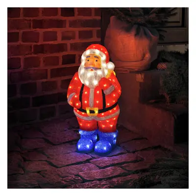 Konstsmide Christmas LED dekorace Santa Claus pestrá IP44 výška 55 cm