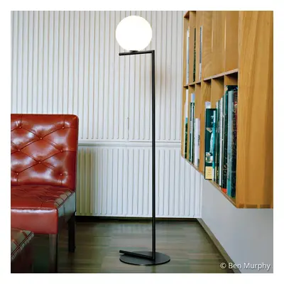 FLOS FLOS IC F2 stojací lampa černá Ø 30 cm