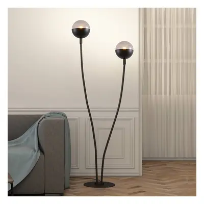 Lucande Lucande Dustian stojací lampa, 2 žárovky