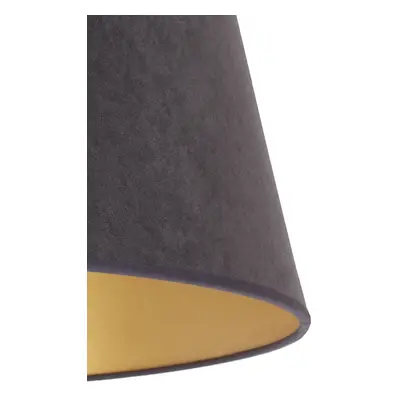 Duolla Stínidlo na lampu Cone výška 18 cm, grafit/zlatá