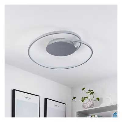 Lucande Stropní svítidlo Lucande LED Enesa, 63 cm, CCT, dálkové ovládání, stmívatelné