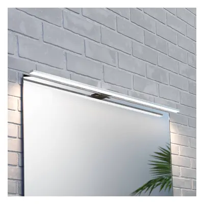 MCJ Zrcadlové světlo LED Triga IP44, chrom, 80 cm, 4 000 K