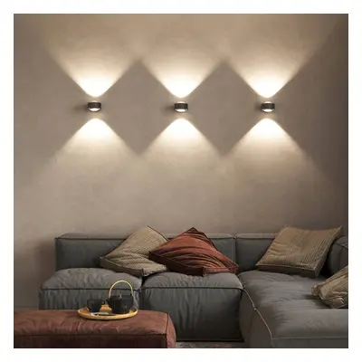 Top Light Puk Maxx Wall, LED, čirá skla, antracitově matný