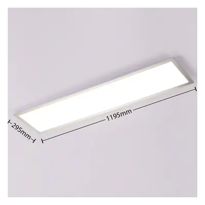 Arcchio Arcchio LED panel Lysander, 32W, CCT, 119cm, stříbrný