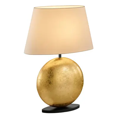 BANKAMP BANKAMP Mali stolní lampa, krémová/zlatá, 51cm