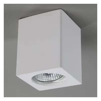 Lindby Sádrový downlight Anelie žárovka GU10, výška 11 cm