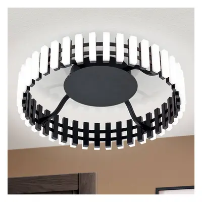 Orion Stropní svítidlo Mansion LED, černobílé Ø 43 cm