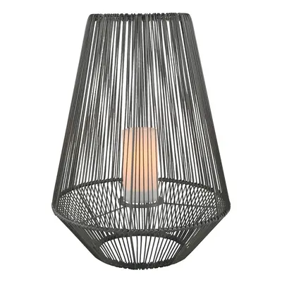 Reality Leuchten Mineros LED solární stolní lampa, šedá, výška 51 cm