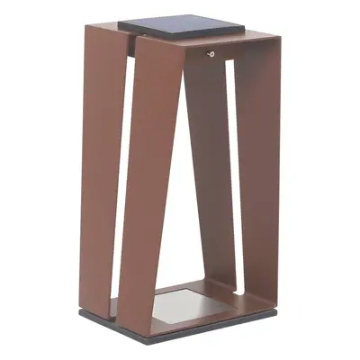 Les Jardins Skaal LED solární lucerna se senzorem, corten, 40 cm