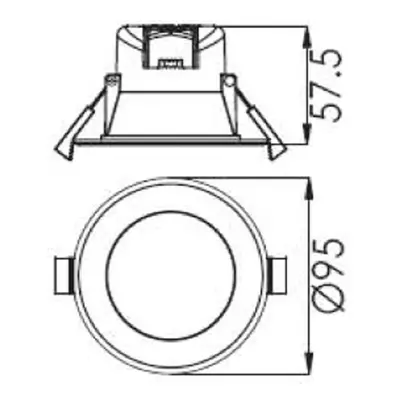 Deko-Light LED vestavné stropní svítidlo Acrux bílé, CCT Ø 9,5 cm