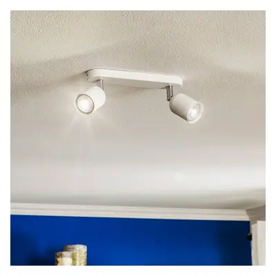 TK Lighting Stropní bodové světlo Top, dva zdroje, bílá