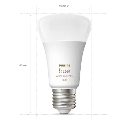 Philips Hue Philips Hue White&Color Ambiance LED E27 6,5W 4ks