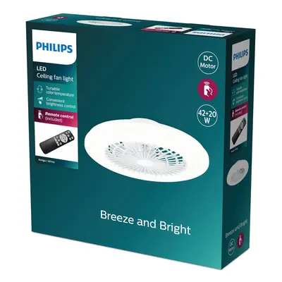 Philips Philips Amigo stropní ventilátor s LED osvětlením