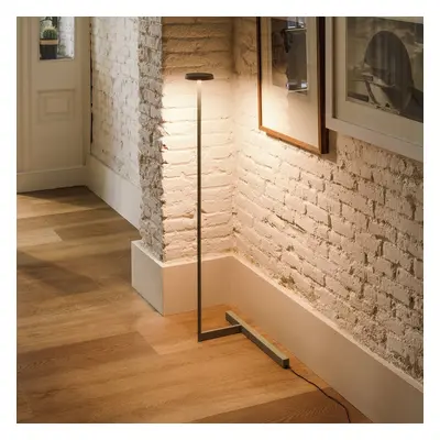 Vibia Vibia Flat LED stojací lampa výška 100 cm černá