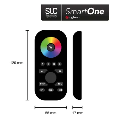 The Light Group SLC SmartOne ZigBee dálkový ovladač 4kanálový RGBW